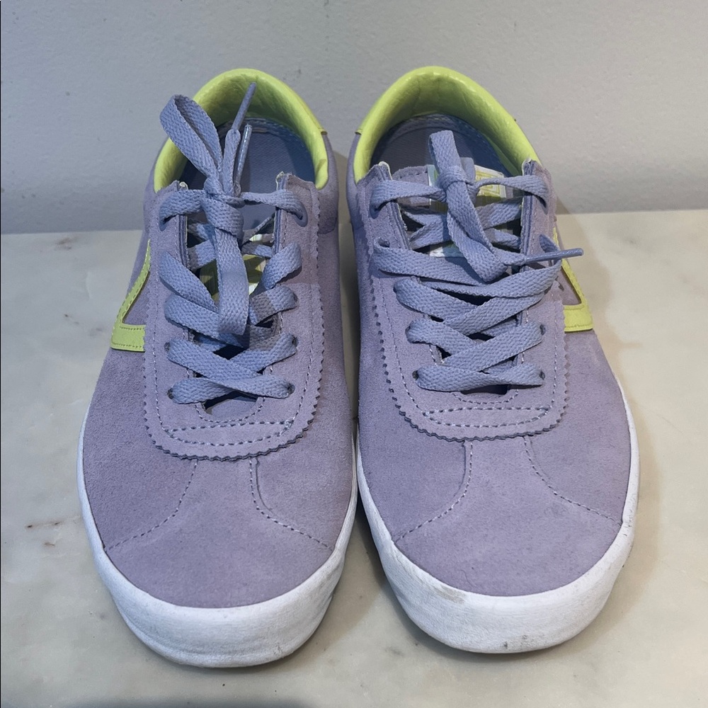 Vans Purple and Yellow Women's Sneakers